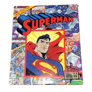 Superman Look and Find Book DC Comics Kids Activity Search & Find